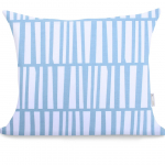 Dekoratiivpadjap&uuml;&uuml;r Restilo Ducato Clarissa, sinine/valge/mitmev&auml;rviline, 60 cm x 50 cm, 2 tk