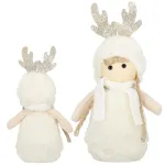 J&otilde;uludekoratsioon, "Nukk" Springos Doll CA1002, 20 cm, valge v.