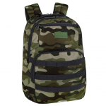 Kooli seljakott CoolPack Army Camo Classic, roheline v., 31 cm x 16 cm x 45 cm