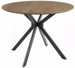 Laud Aster, tamm/must, 100 cm x 100 cm x 75 cm