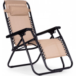 Aiatool ModernHome Zero Gravity ZRL009, beež v., 86 cm x 37 cm x 106.5 cm