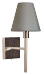 Valgusti seinale Elstead Lighting Lucerne 1, E14, 1 x 25 W, hall v. / nikkel v., 15.5 x 15 cm