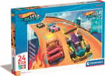 Pusle Clementoni Hot Wheels, 62 cm x 42 cm, 24 tk, mitmev&auml;rviline