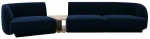Mooduldiivan Micadoni Miley Blu 86, sinine v., vasak, 300 x 118 cm x 70 cm