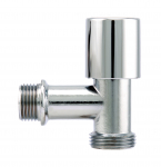 Ventiil TDM Brass, nurk, pesumasina &uuml;hendamiseks, 1/2 tolli - v&auml;liskeere, 3/4 tolli - v&auml;liskeere