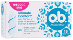 H&uuml;gieenilised tampoonid O.B. ProComfort, Mini, 16 tk