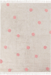 Vaip sise Beliani Dardere, roosa v./pruunikas v., 140 cm x 200 cm