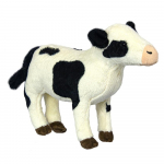 Pehme m&auml;nguasi lehm Wild Planet All About Nature, valge/must, 22 cm