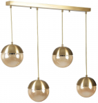 Valgusti rippuv Opviq Chandelier Kure 8709-6, E27, kuldne v.