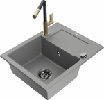 K&ouml;&ouml;givalamu koos kraaniga Mexen Enzo, vaik/graniit, 57.6 cm x 46.5 cm x 17.4 cm, hall