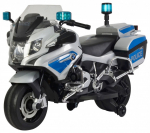 Laste elektriline mootorratas BMW Police, sinine v./h&otilde;be v.