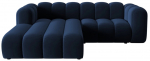 Mooduldiivani nurgaelement Micadoni Lupine Sal5, royal blue v., vasak, 230 x 177 cm x 70 cm