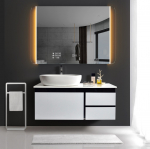 Peegel Vinchome Navarre Music WiFi Phone, valgustusega, rippuv, 100 cm x 70 cm