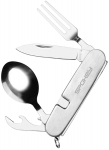 Matka s&ouml;&ouml;giriistade komplekt Spokey Victus 4in1, alumiinium/roostevaba teras, 4.5 cm, h&otilde;be