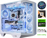 Statsionaarne arvuti Mdata Gaming ArcticX Pro AMD Ryzen 7 9800X3D, 5 TB, DDR5 64 GB, SSD+HDD 4 TB 1 TB, Nvidia GeForce RTX 5080 16 GB, Windows 11 Home