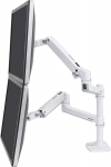 Lauahoidja kahele monitorile Ergotron LX Dual Side-by-Side Arm 45-492-216, 15-27", 9.1 kg