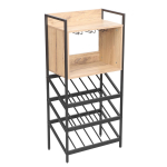 Pudeliriiul Home4you Hannes, puidu v., 30 cm x 51 cm x 108 cm