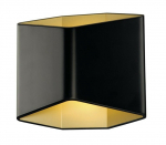 Valgusti seinale SLV Cariso 2 WL, LED, 2700 &deg;K, 1 x 9.2 W, kuldne v./must v.
