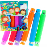 Anduritoru komplekt Light Up Pop Pipes, 19 cm, mitmev&auml;rviline, 6 tk