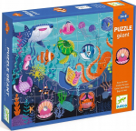 Pusle Djeco Under The Sea, 50 cm x 70 cm, 32 tk, mitmev&auml;rviline