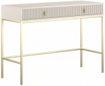 Konsoollaud Maggiore MA07, kuldne v./pruunikas v., 50 cm x 104.2 cm x 77 cm