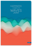 Vihik Lastva Waves, jooneline, A5, 60 lehte, (v&auml;rv/disain valitakse juhuslikult)