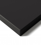 Lauaplaat Desktronic, must v., 200 cm x 80 cm