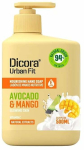 Vedelseep, k&auml;te jaoks gl&uuml;tseriiniga Dicora Avocado & Mango, mango/avokaado, 500 ml