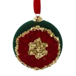 J&otilde;ulupuu ehe Christmas Touch SY25CJHB-415, punane v./roheline v., 8 cm, nbr vahtplast