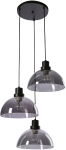 Valgusti lagi Candellux Lighting Barca 33-45133, E27, 3 x 40 W, hall v. / must v.