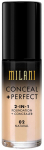 Vedel jumestuskreem Milani Conceal + Perfect, 02 natural, 30 ml