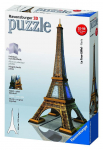 3D-pusle Ravensburger Eiffel Tower Paris 125562, 16 cm x 16 cm, 216 tk, mitmev&auml;rviline