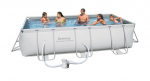 Bassein, raamiga Bestway Power steel 56251/56441, hall v. 404 cm x 201 cm x 100 cm