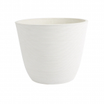 Lillepott Domoletti 13D25, spw, valge