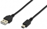 Juhe Assmann AK-300130-018-S USB 2.0 A male, Mini USB, 1.8 m, must