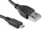 Juhe Gembird USB / USB-micro USB 2.0 male, Micro USB male, 1 m, must