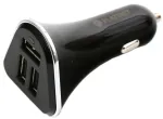 Auto laadija Platinet, Micro USB/3 x USB, 100 cm, must v.