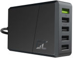 Telefoni laadija Green Cell ChargeSource 5, USB/AC, 19.5 cm, must v., 52 W