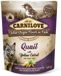 M&auml;rg koeratoit Carnilove Pate Quail with Yellow Carrot, kalkun/porgand, 0.3 kg