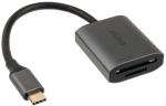 &Uuml;hendus Akasa Dual Card Reader AK-CR-10BK USB Type-C, 0.18 m, must v./hall v.