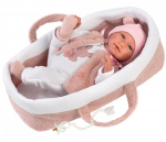 Beebinukk Llorens Mimi Rosa 74012, 42 cm, valge v.