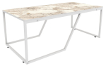 Kohvilaud Kalune Design Wendy, valge v., 120 cm x 60 cm x 48 cm