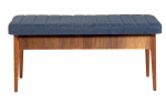 Esiku pink Kalune Design Vina 1048, sinine v./pruun v., 110 cm x 40 cm x 51 cm