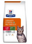 Kuiv kassitoit Hill's Prescription Diet Urinary Stress + Metabolic c/d, kanaliha, 1.5 kg