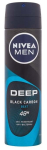 Meeste deodorant Nivea Men Deep Black Carbon Beat, 150 ml