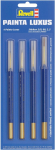 Pintslite komplekt Revell Luxus, s&uuml;nteetilised, 4 tk