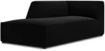 Diivan Micadoni Home Ruby Velvet Chaise Longue, must v., vasak, 181 x 93 cm x 69 cm