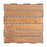 Veranda plaadid PXDECK, 30 cm x 30 cm x 2 cm, pruun, 6 tk