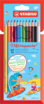 V&auml;rvipliiatsid Stabilo Aquacolor, 12 tk