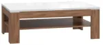 Kohvilaud Forte Saint Tropez, pruun v./valge v., 120 cm x 75 cm x 43 cm